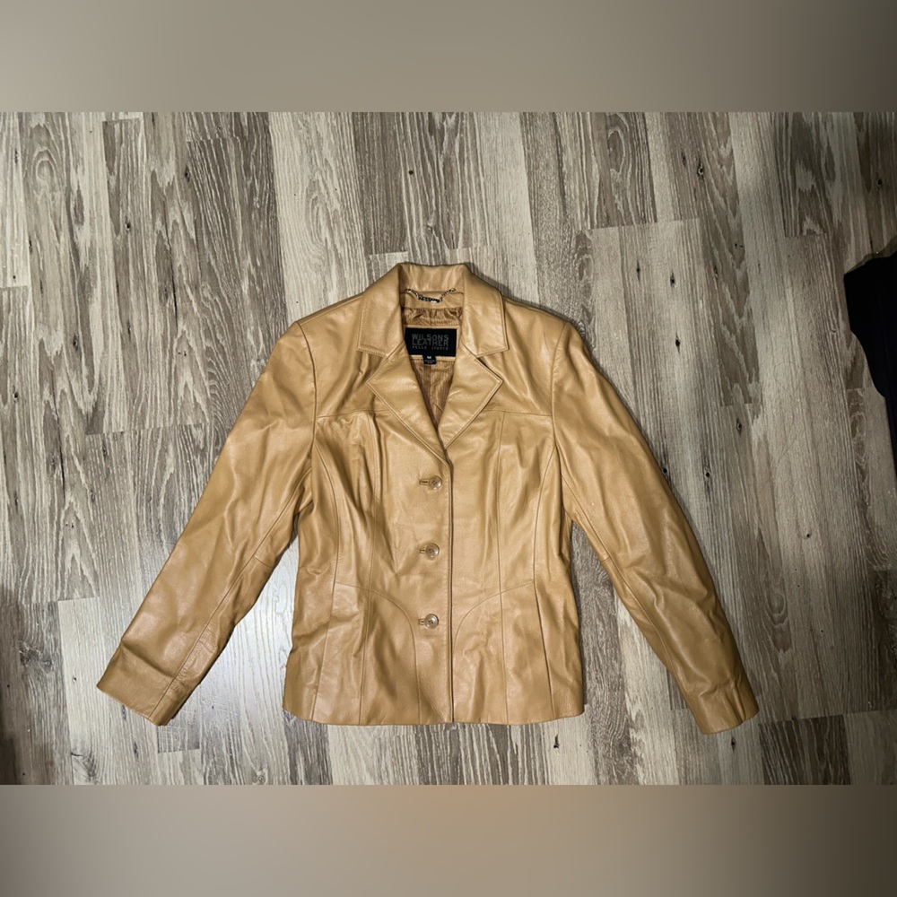 Wilson Leather x Pelle Studio Camel Jacket‎ Medium - Picture 4 of 13